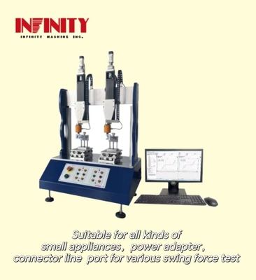 Dokładność siły ±0,3% Dwu-stacja Adaptora zasilania Swing Force Testing Machine