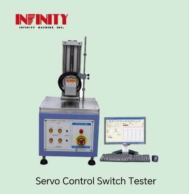 Servo Control Switch Tester with 100mm Test Stroke and AC220V 5A Power Supply (Próba sterowania przełącznikiem serwowym z uderzeniem testowym 100 mm i zasilanie AC220V 5A)