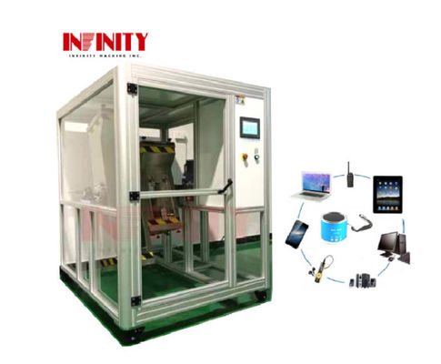 Ekonomiczna maszyna do testowania zrzutów rurowych smartfonów z sterownikiem LCD PLC AC220V 50Hz 3A