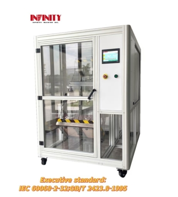 Maszyna do testowania upadków z panelem kontrolnym dotykowym Tester upadków rollingowych IEC 60068-2-3 IEC 60068-2-32 Standard