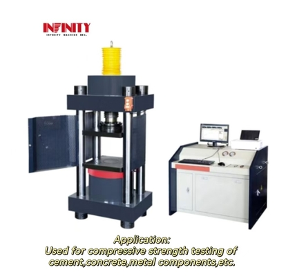 Maksymalne obciążenie 3000KN Cztery kolumny Micro Electro Hydraulic Servo kompresji Test Machine