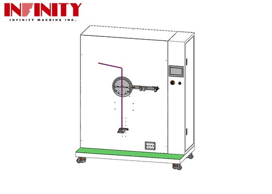 ISO 19642-2 Cable Bending Fatigue Tester with 2 PCS Test Amount and 10~60rpm Test Speed for Multi-conductor Cable Cyclic Bending Testing