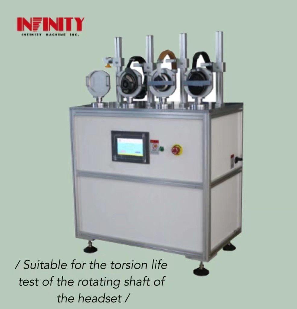 Wysokiej prędkości, niskiego hałasu słuchawki Torsion Life Testing Machine For Headphone