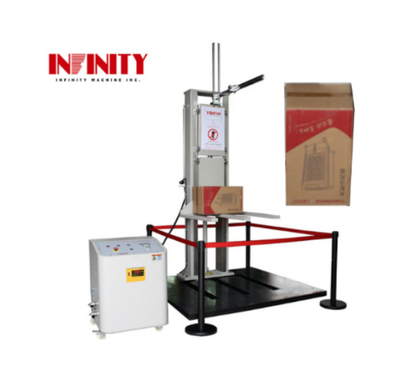 Karton Zero Drop Testing Machine For Packing Box Container Zero Height Drop Test Edge Side Corner Test