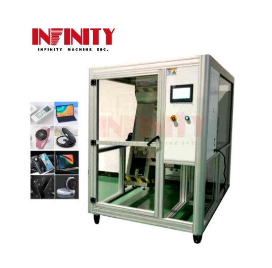 IEC 60068-2-32 Tester zwrotny do testowania upadku rolującego z panelem sterowania dotykowym AC220V 50Hz 5A