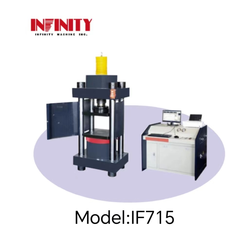 Micro Electro Hydraulic Servo Compression Testing Machine z wyświetlaczem krzywej testowej w czasie rzeczywistym Waga 1200