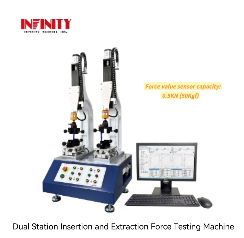 Dual Station Insertion Extraction Force Testing Machine dla telefonów z interfejsem USB