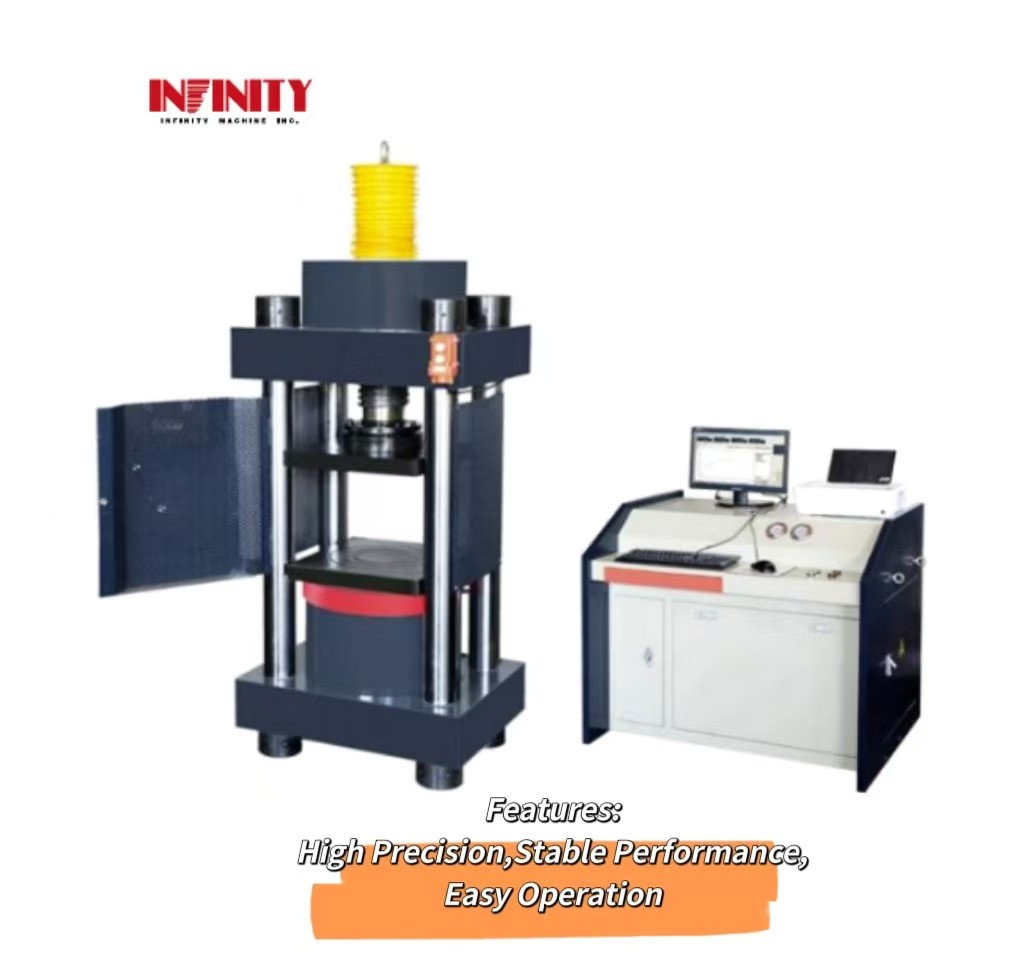 Maksymalne obciążenie 3000KN Cztery kolumny Micro Electro Hydraulic Servo kompresji Test Machine