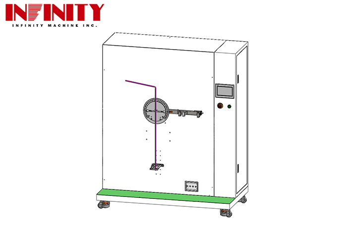 ISO 19642-2 Cable Bending Fatigue Tester with 2 PCS Test Amount and 10~60rpm Test Speed for Multi-conductor Cable Cyclic Bending Testing