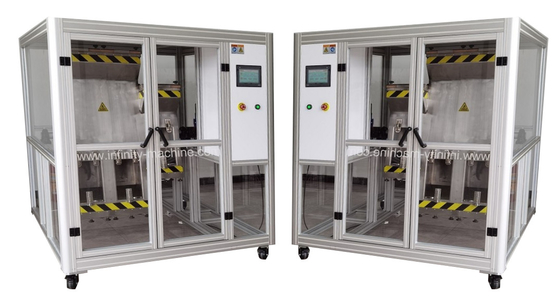 Pilot zdalnego sterowania Rolling Drop Impact Testing Machine z 2 stalowymi bębnami